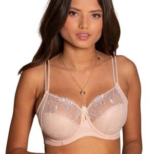 Pour Moi Imogen Rose Bra Underwired Non Padded 3804 Size 34G